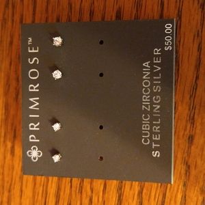 COPY - NWT Cubic Zirconia Sterling Silver Earrings